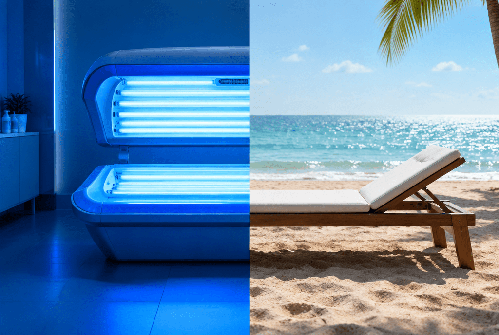 Sunbed vs Outdoor: How to Use a Tan Accelerator for Both - Delux Tanners