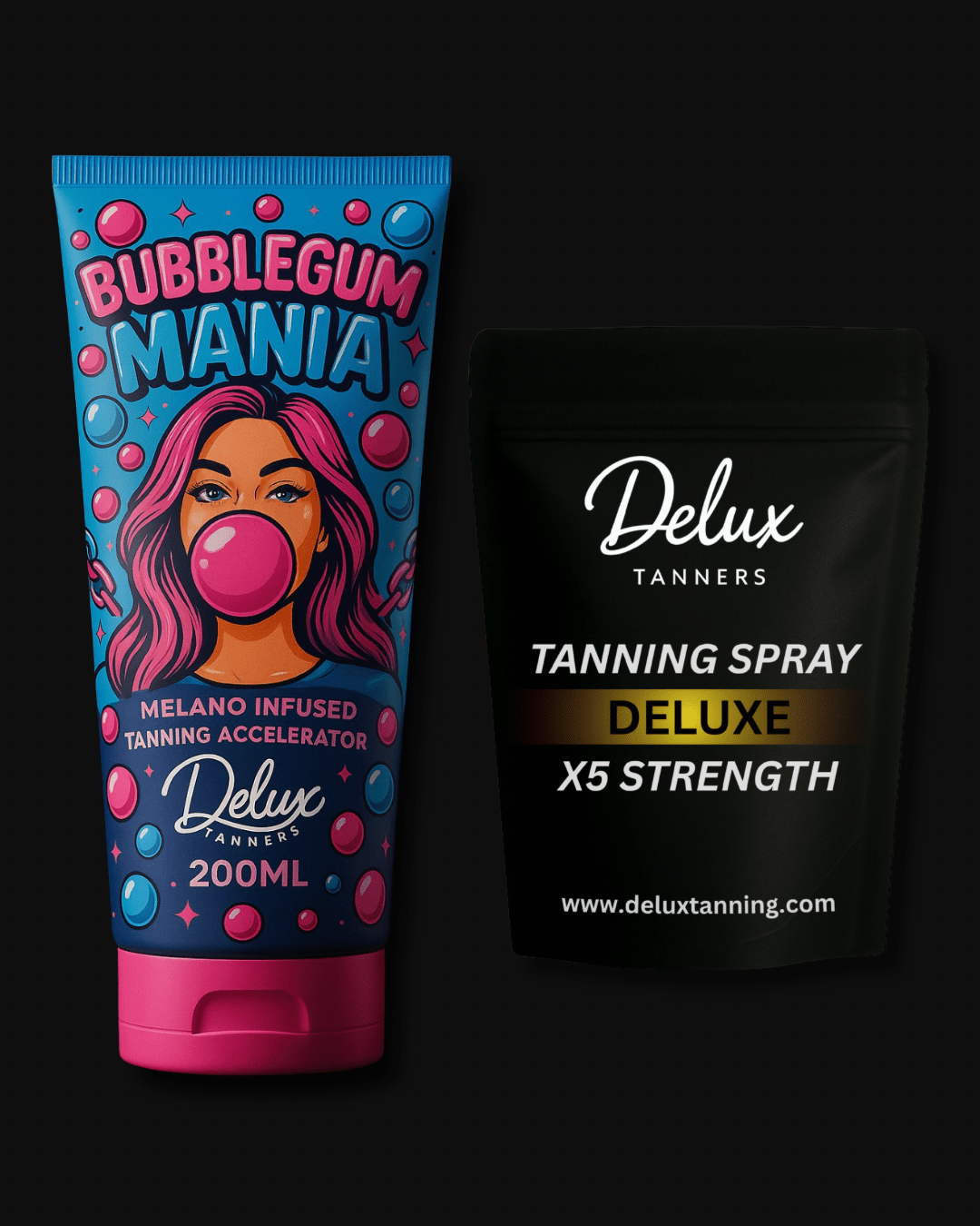 Bubblegum Mania X Tanning Spray - Delux Tanners
