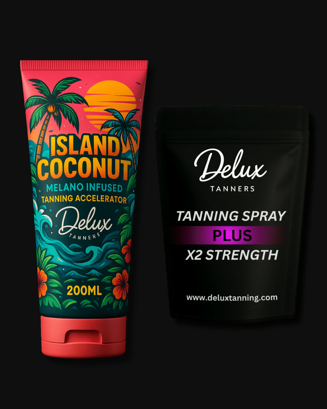 Coconut Island X Tanning Spray - Delux Tanners