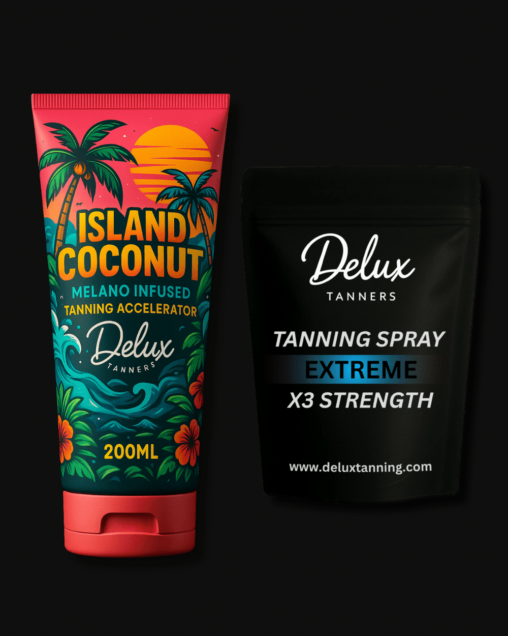 Coconut Island X Tanning Spray - Delux Tanners