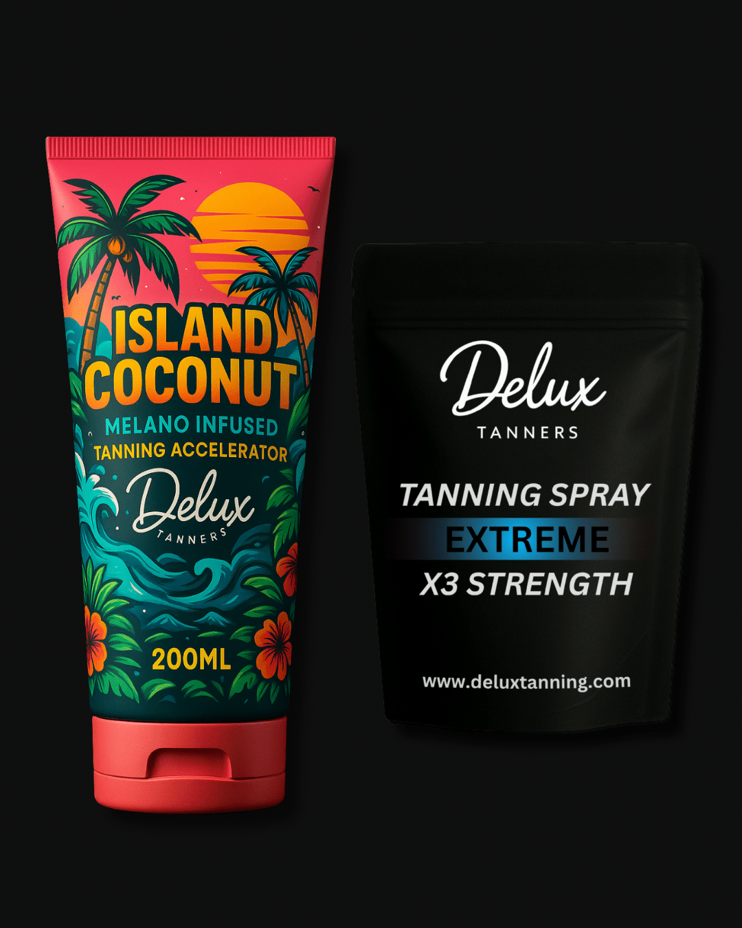 Coconut Island X Tanning Spray - Delux Tanners
