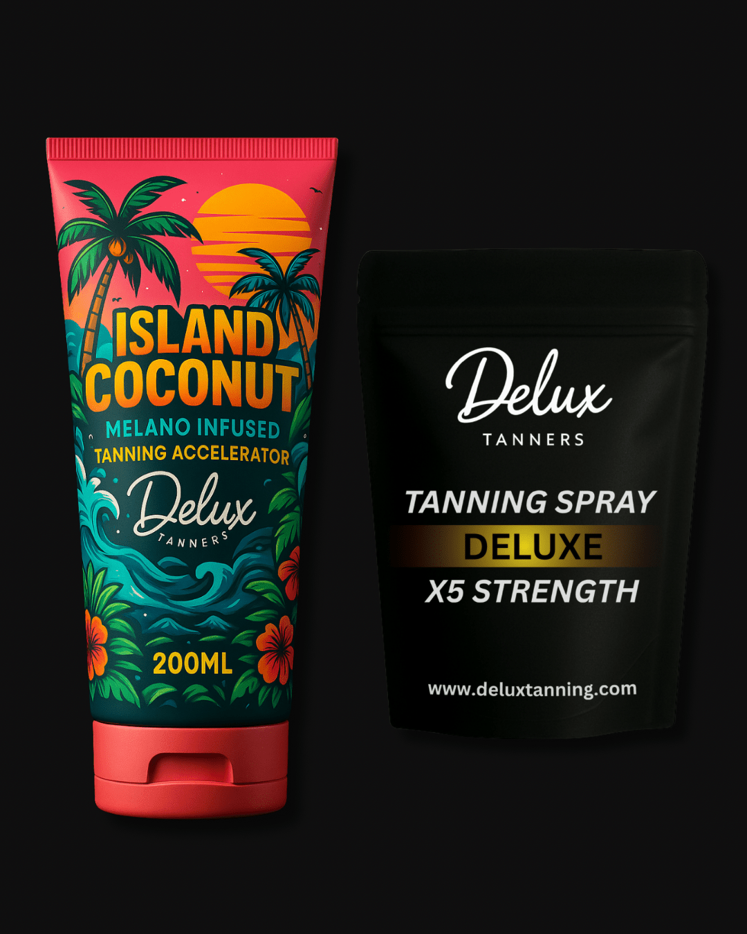 Coconut Island X Tanning Spray - Delux Tanners