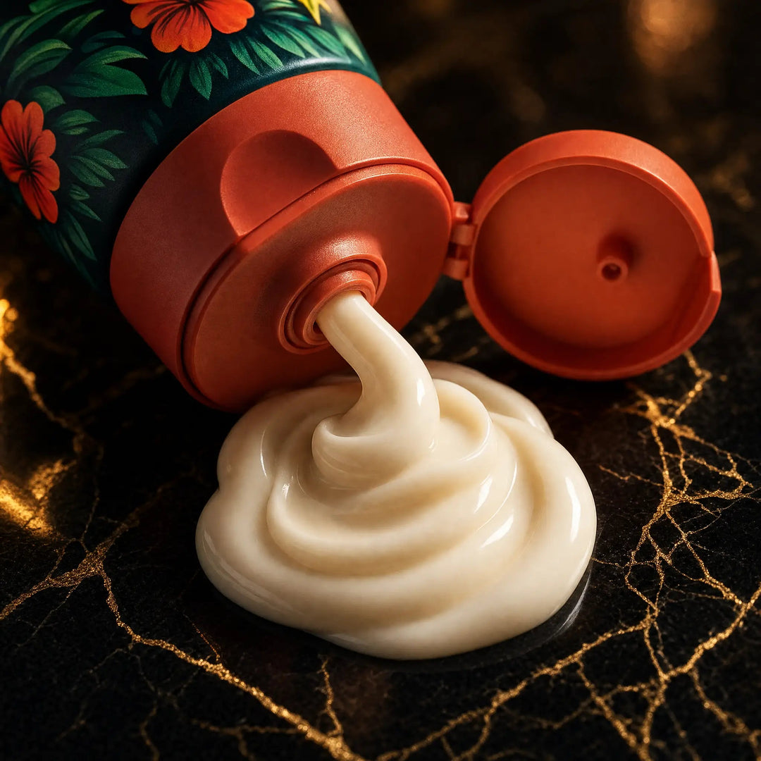 Island Coconut tanning accelerator cream, Delux Tanners