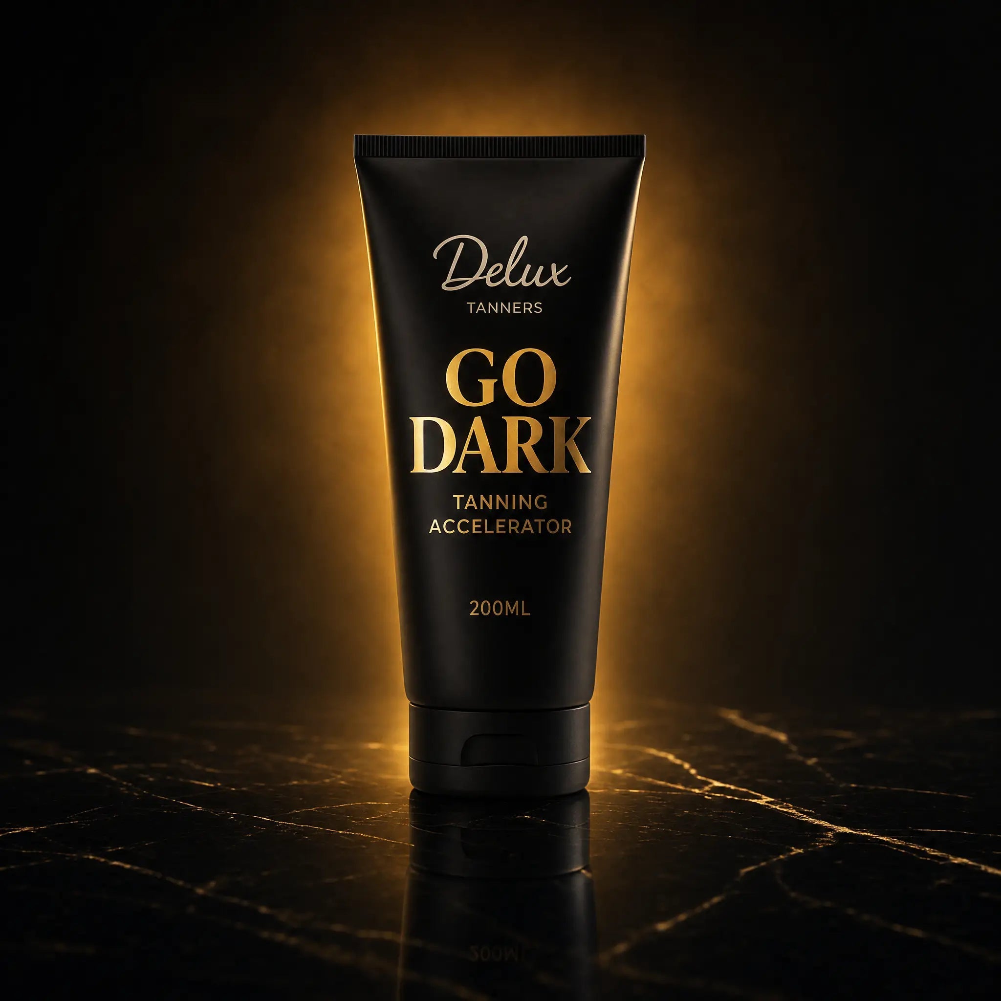 Go Dark deep conditioning tan accelerator cream by Delux Tanners