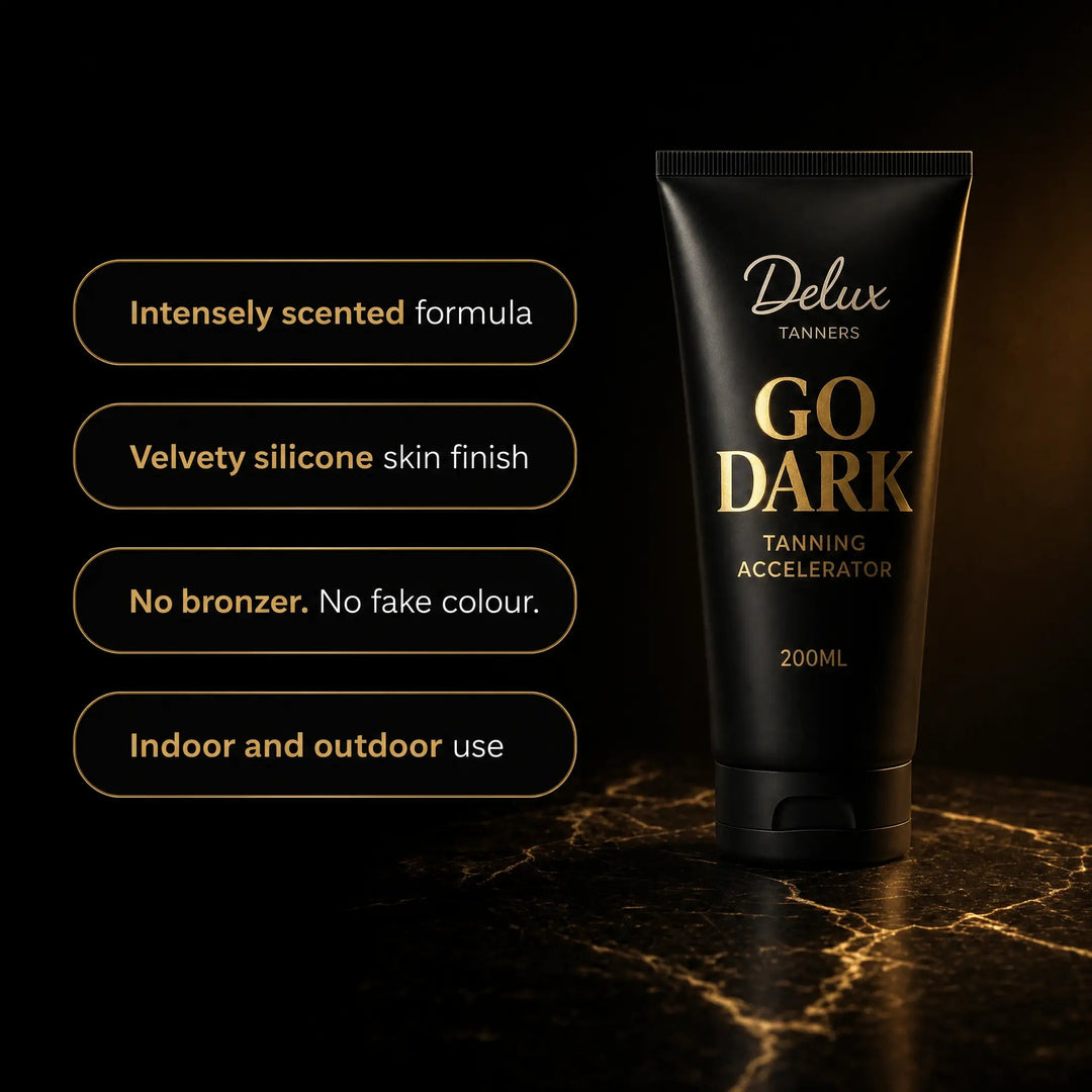 Go Dark deep conditioning cream by Delux Tanners