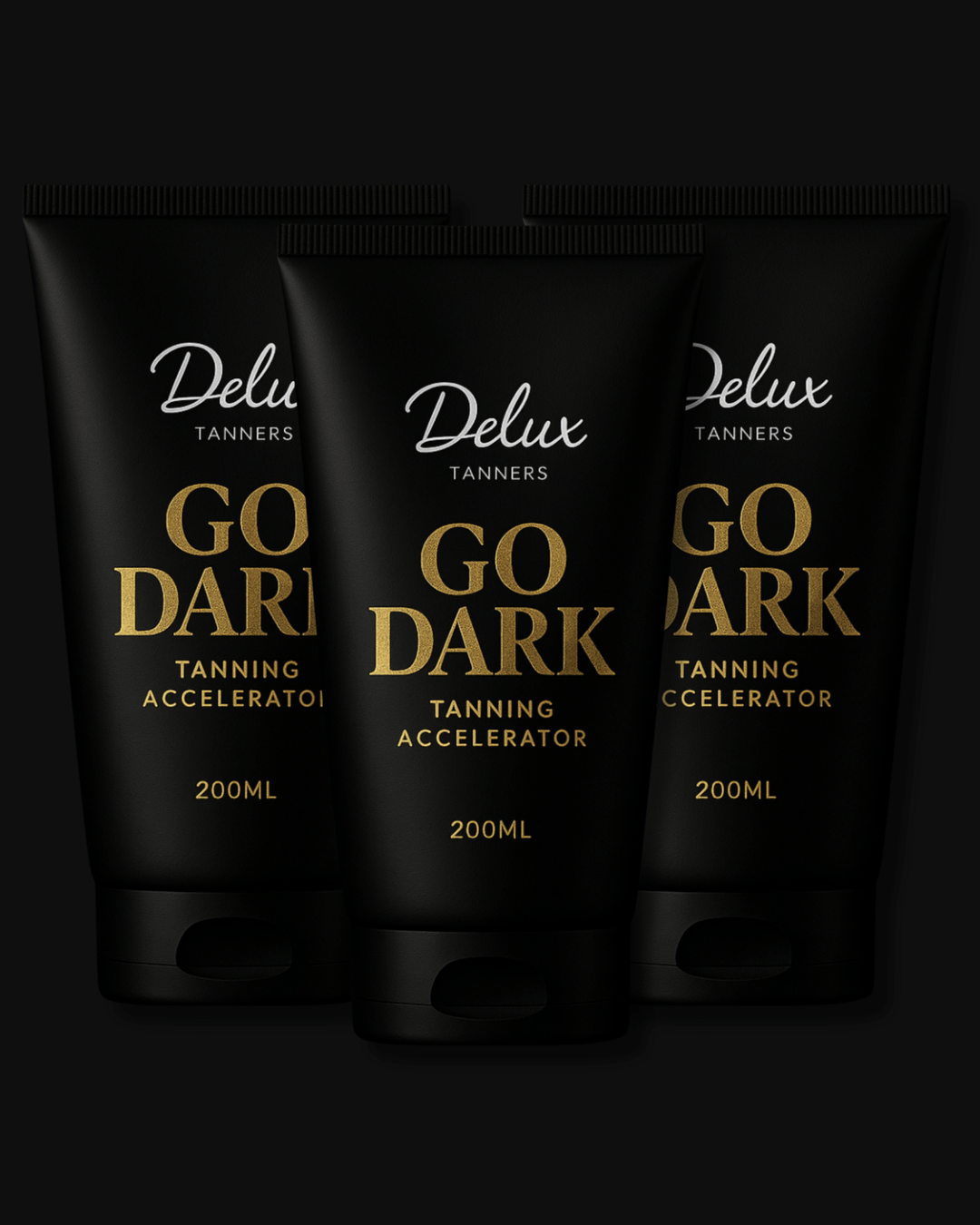 Go Dark Tanning Accelerator (X3 Bundle) - Delux Tanners