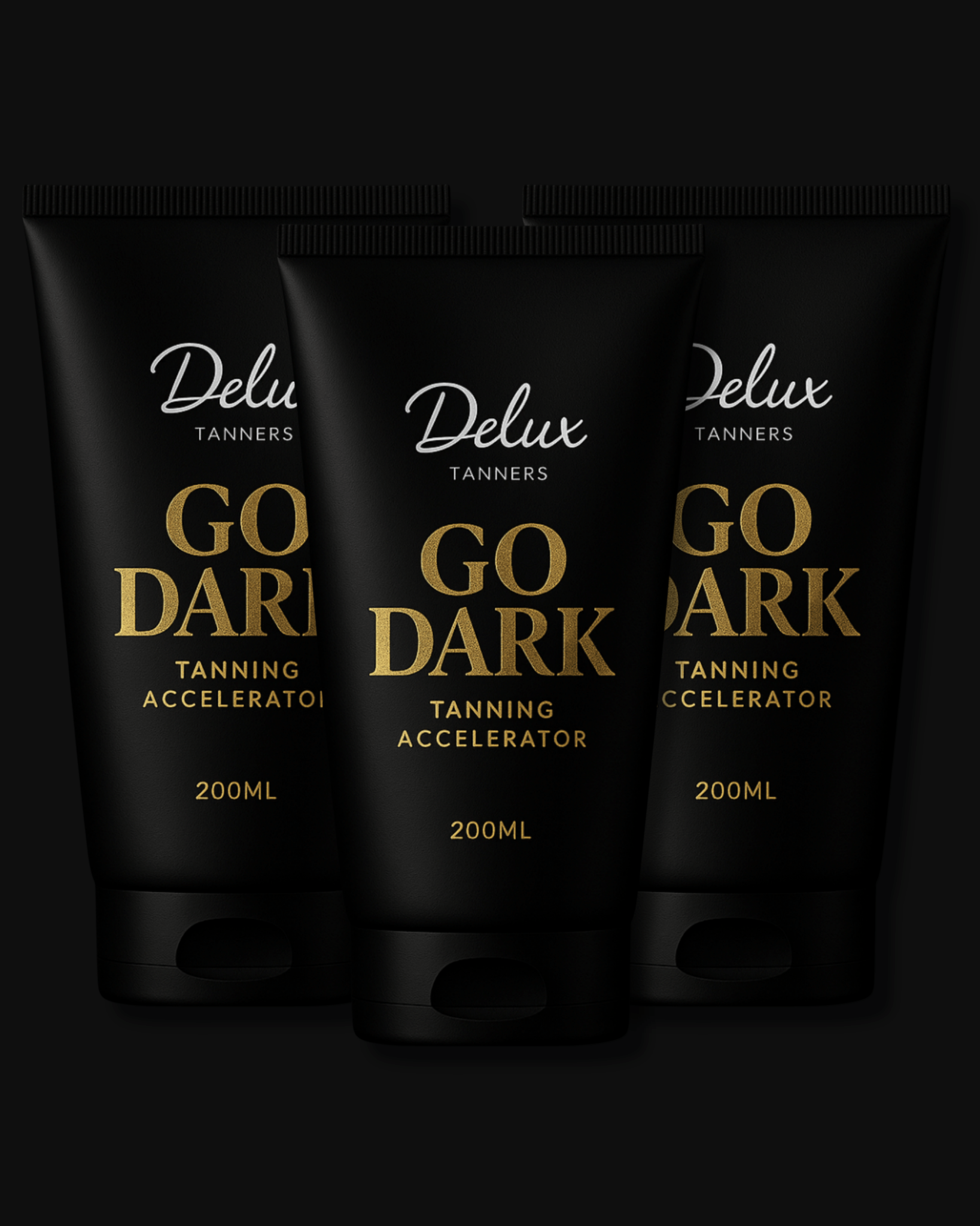 Go Dark Tanning Accelerator (X3 Bundle) - Delux Tanners