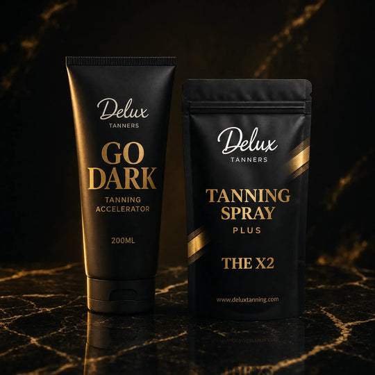 Go Dark X Tanning Spray - Delux Tanners
