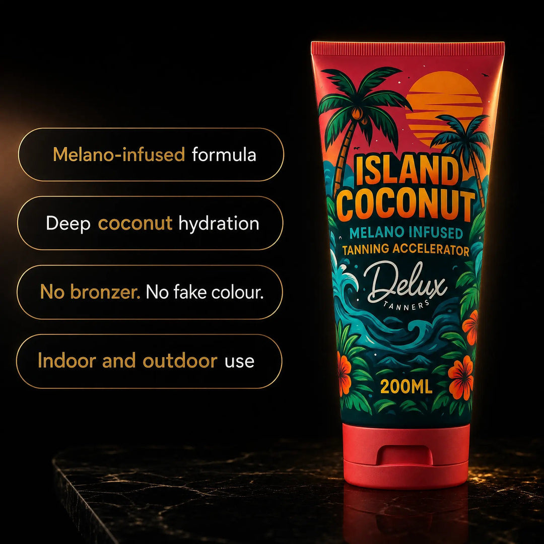 Island Coconut Next-Gen cream by Delux Tanners