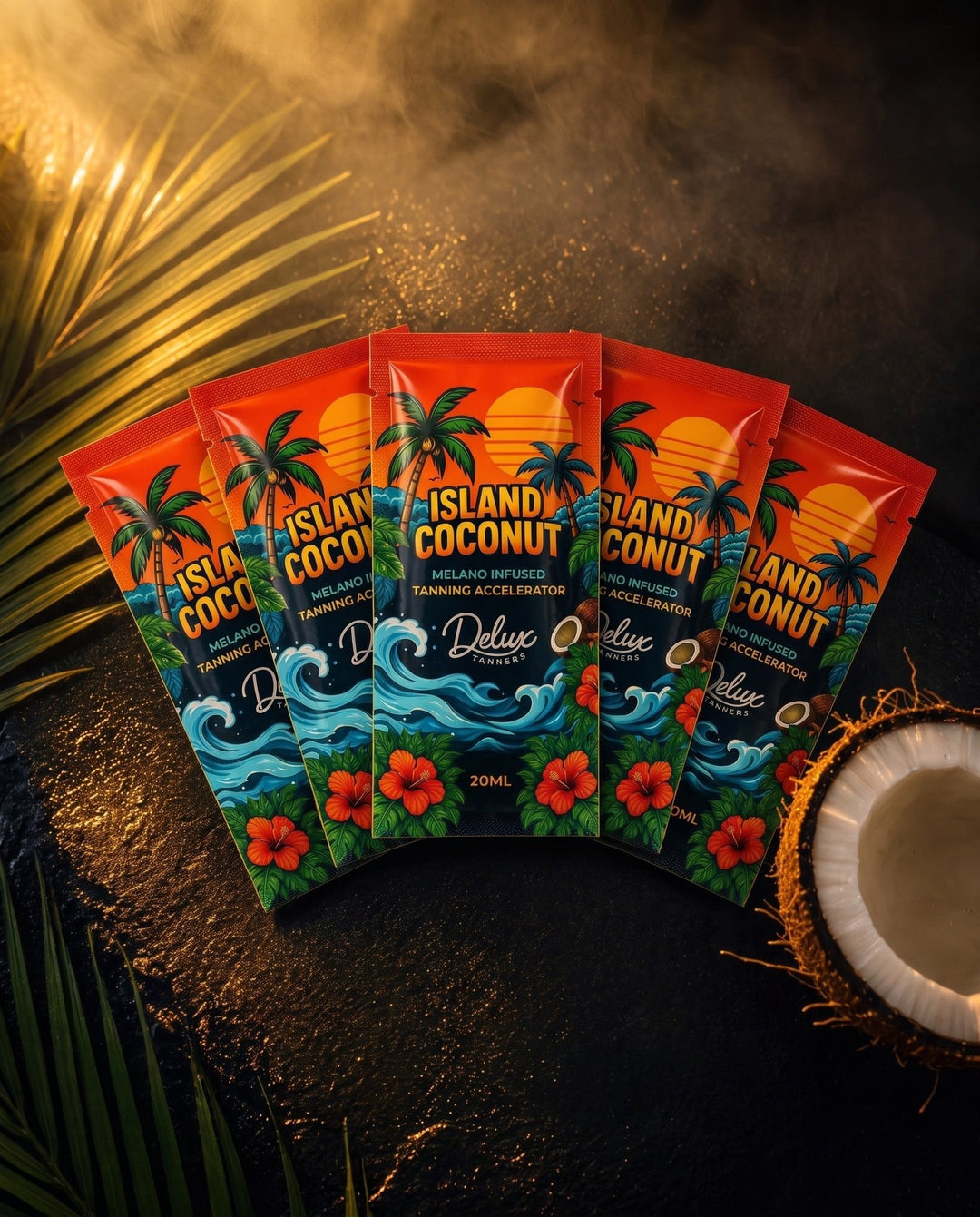 Island Coconut | Next-Gen Cream Sachet - Delux Tanners