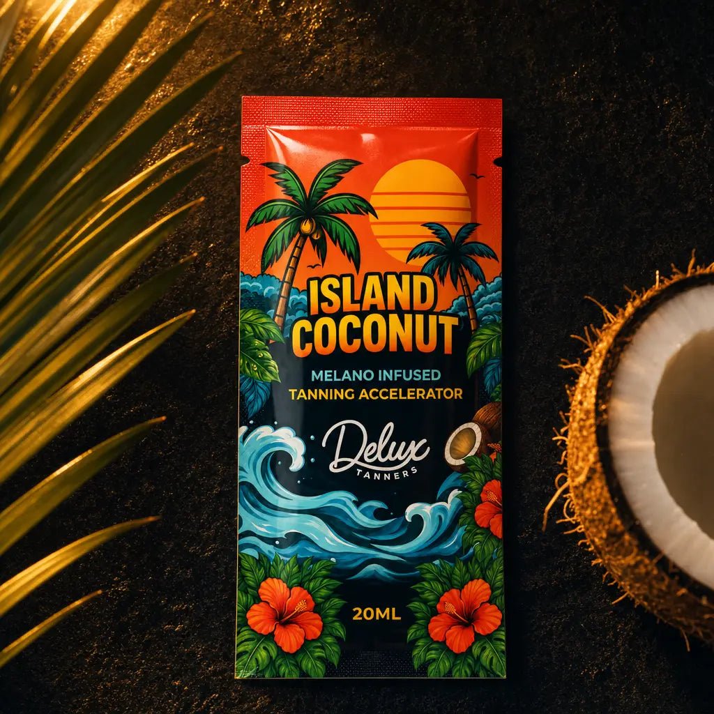 Island Coconut | Next-Gen Cream Sachet - Delux Tanners