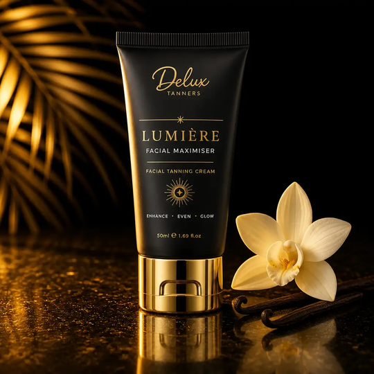Lumière Facial Maximiser 50ml facial tanning cream with vanilla orchid