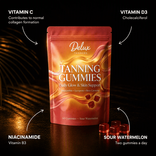Tanning Gummies | Glow Support - Delux Tanners