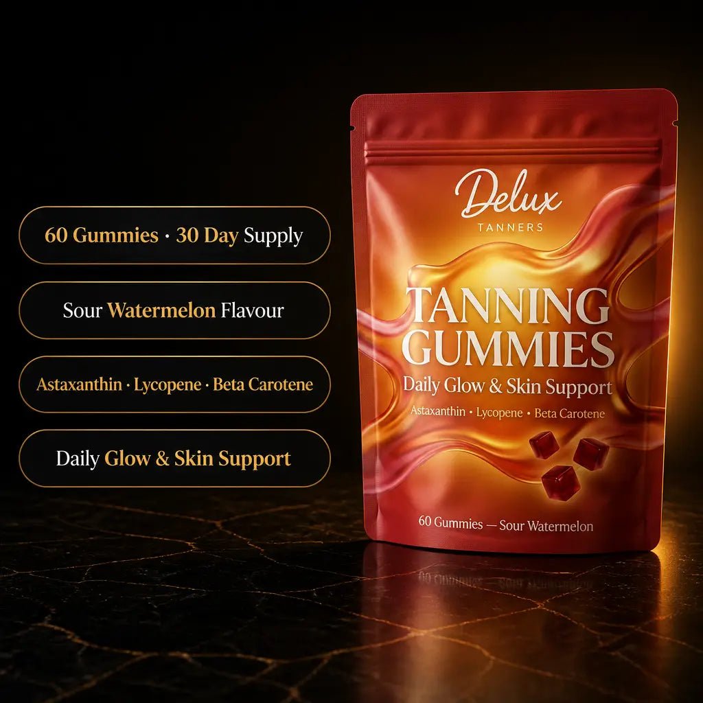 Tanning gummies by Delux Tanners