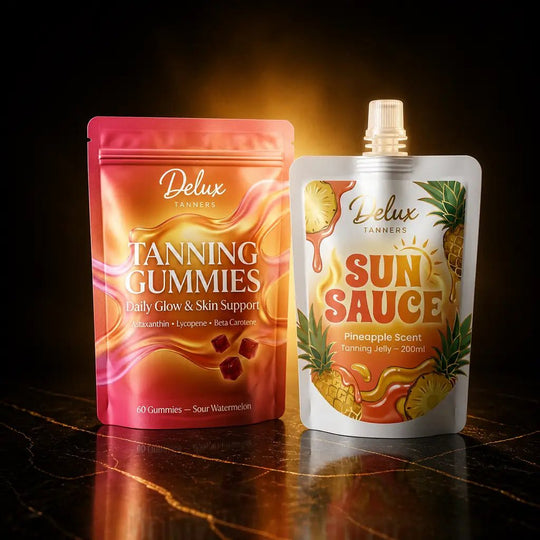 Tanning Gummies x Accelerator set by Delux Tanners