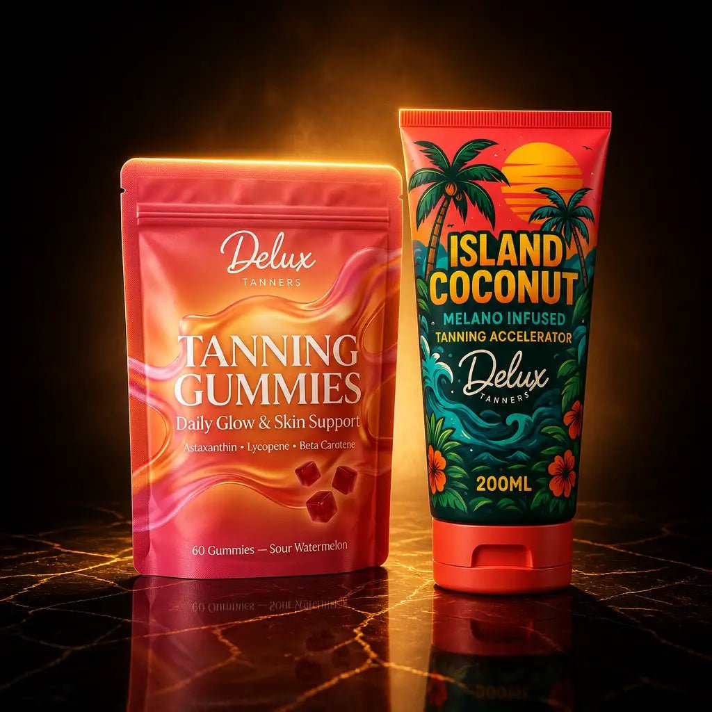 Tanning Gummies x Accelerator bundle by Delux Tanners