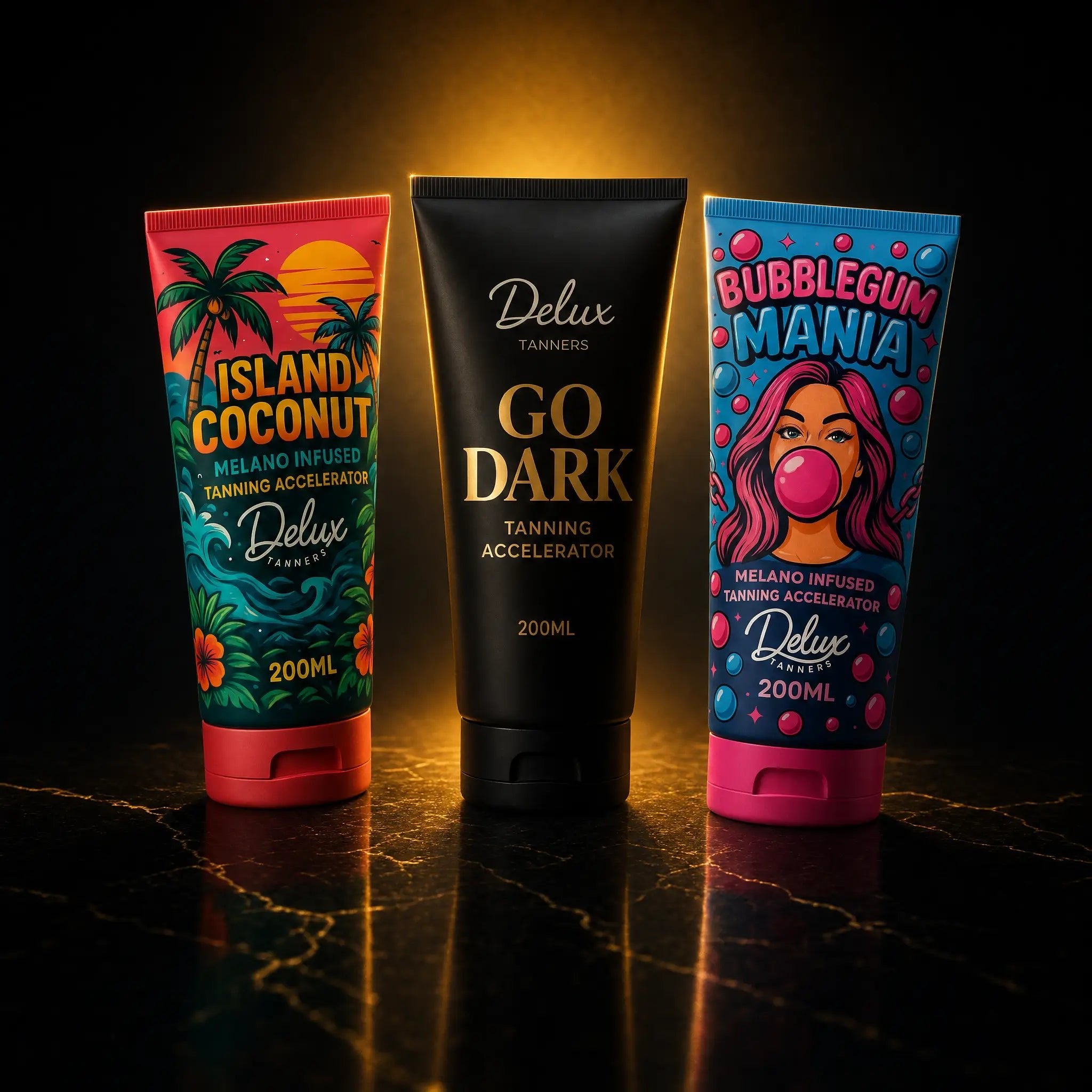 The X3 System tan accelerator cream bundle by Delux Tanners