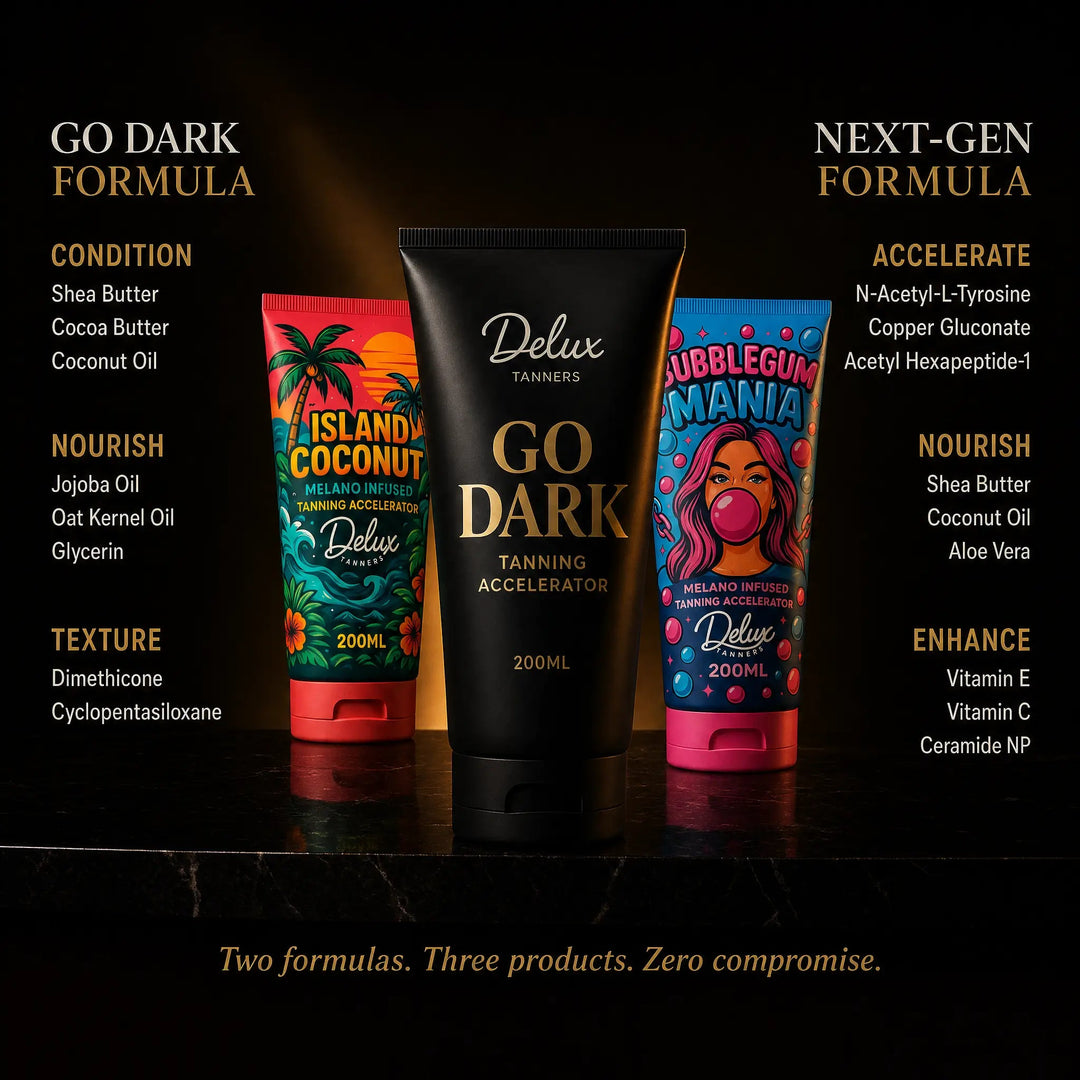 The X3 System cream bundle for a deeper tan