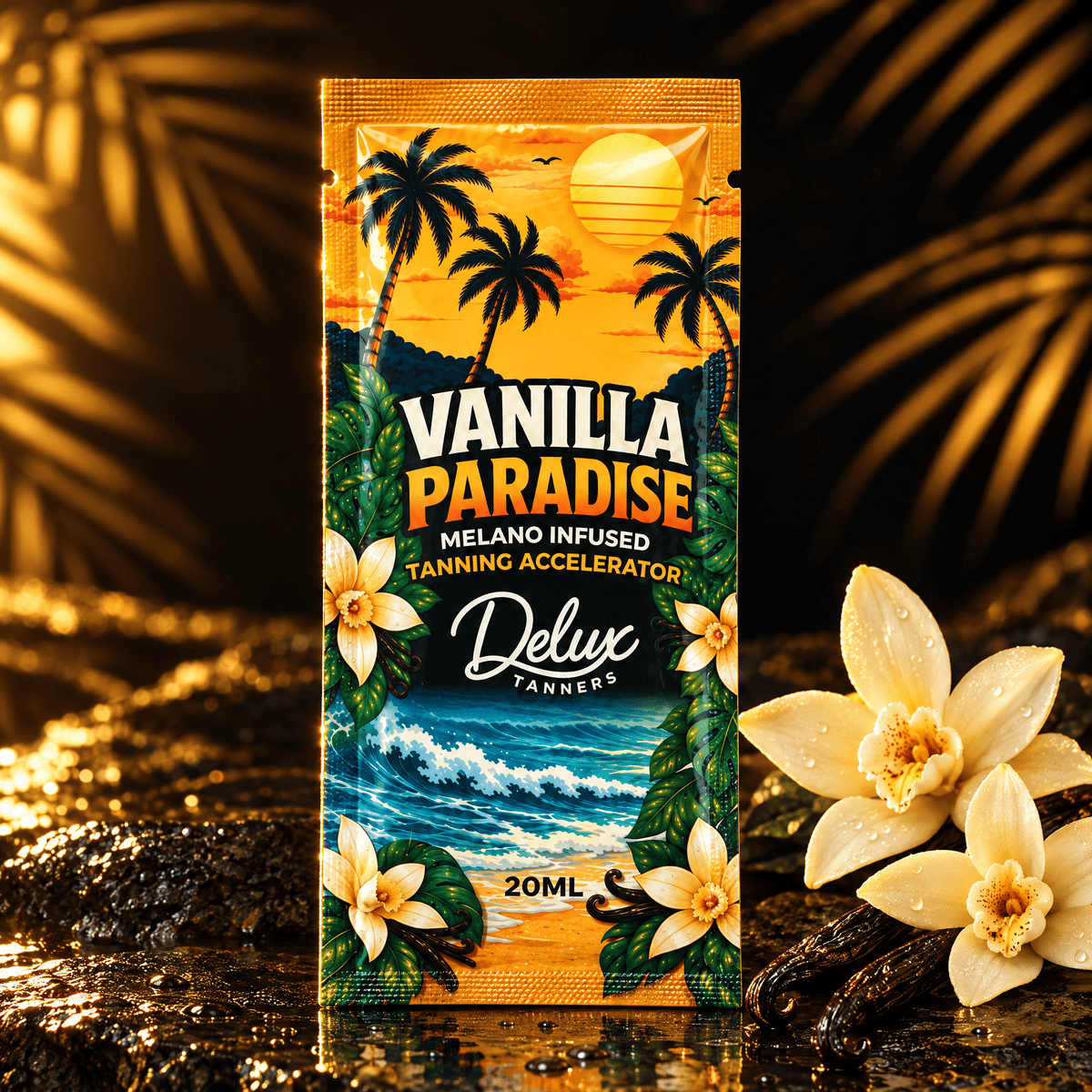 Vanilla Paradise | Next-Gen Cream Sachet - Delux Tanners