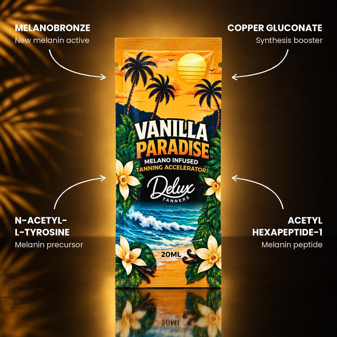 Vanilla Paradise | Next-Gen Cream Sachet - Delux Tanners